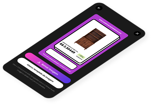 Imagens e textos para redes sociais